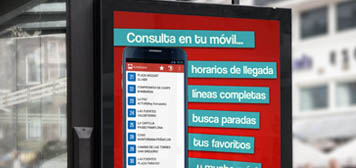 Diseño gráfico - Cartelería App Paradas del Bus en Zaragoza