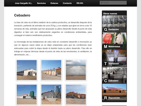 Microsite Construcciones Gargallo