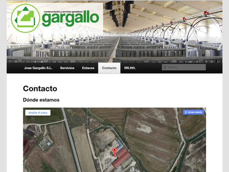 Microsite Construcciones Gargallo