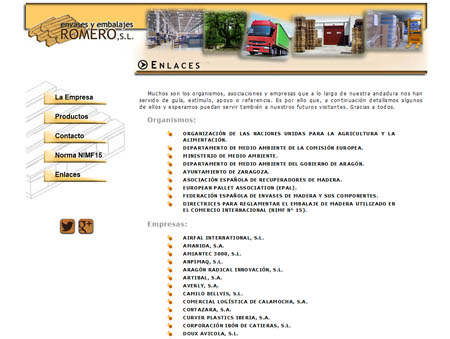 Envases y Embalajes Romero Web